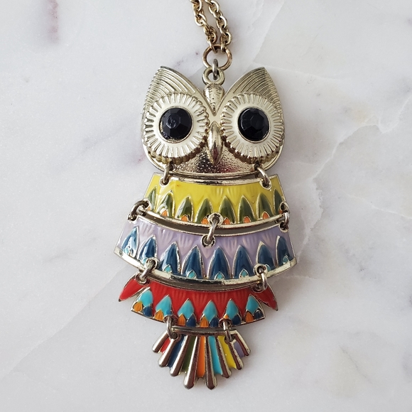 Cute Owl Necklace - Picture 2 of 5